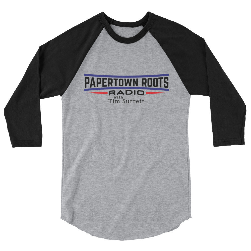 3/4 sleeve raglan shirt – Papertown Roots Radio